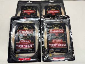 lot 11 image: K. 4x 8oz Kretchmar Off The Bone Roasted Turkey Breast