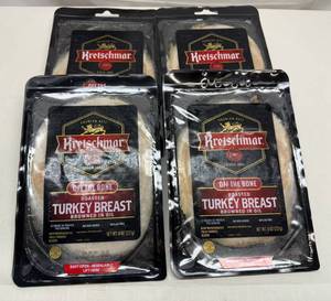 lot 15 image: K. 4x 8oz Kretchmar Off The Bone Roasted Turkey Breast