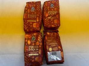 lot 42 image: SSS. 4x Caribou Ground Coffee Medium Roast-Pumpkin Love
