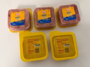 lot 133 image: J. 5x 16oz Oscar Mayer Lean Ham-Honey