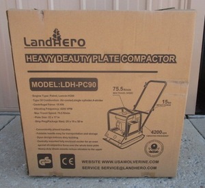lot 64 image: LandHero LDH-PC90 Plate Compactor