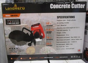 lot 228 image: LandHero Concrete Saw