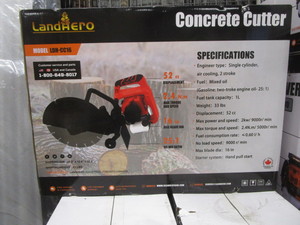 lot 30 image: LandHero Concrete Saw