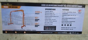 lot 137 image: LandHonor 2,200lb Gantry Crane