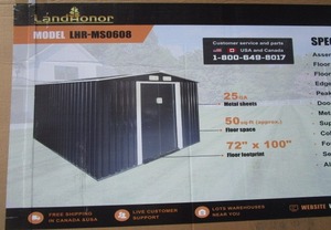 lot 119 image: LandHonor 6x8 Storage Shed