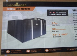 lot 232 image: LandHonor 6x8 Storage Shed