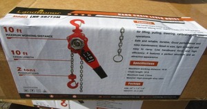 lot 215 image: LandHonor 2ton Ratchet Chain Hoist
