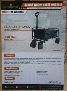 lot 234 image: LandHonor Foldable Wagon