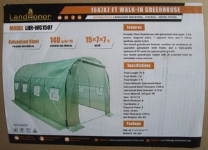 lot 213 image: LandHonor 7x15 Greenhouse