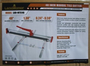 lot 216 image: LandHonor 48 Tile Cutter