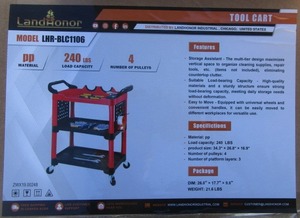 lot 194 image: LandHonor Tool Cart