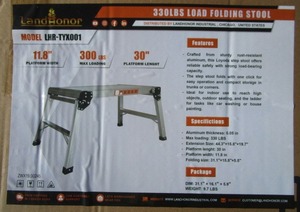 lot 217 image: LandHonor Alum Painters Bench