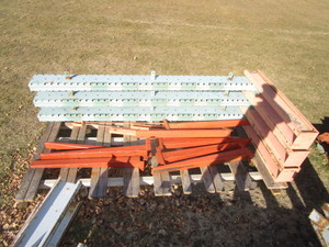 lot 66 image: (3) Sections 10 Cantilever ShaftStructural Steel Racking