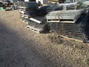 lot 96 image: Pallet Rack Wire Decking Approx. 21pcs 36  15pcs 42  15pcs 48