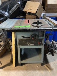 lot 76 image: Delta table saw