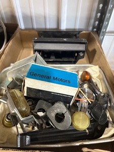 lot 106 image: lot of parts from 69 Camaro Restore