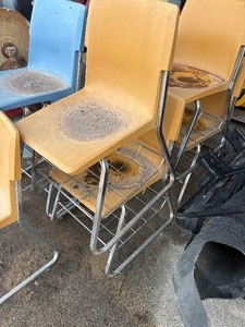 lot 125 image: great  outside chairs