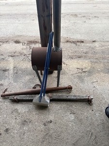 lot 126 image: Fish house stove and eveners