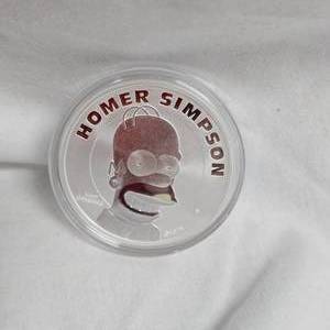 lot 4 image: 2022 1 oz, .999 Homer Simpson