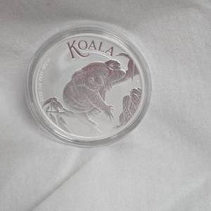 lot 5 image: Koala 1oz, .999 Silver $1