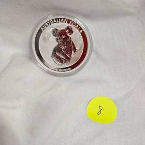 lot 8 image: 2019  1oz, ,999, Silver Koala $1