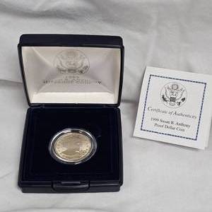 lot 24 image: 1999 Susan B. Anthony Proof $1 encaps wCOA