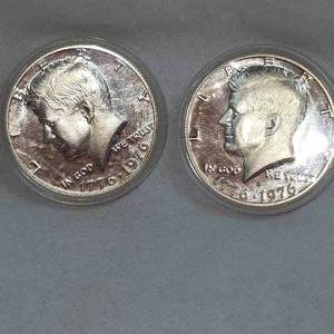 lot 91 image: 2-1776-1976 Kennedy-s 50c PF60