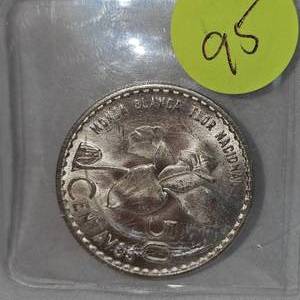 lot 95 image: 1963 Guatemala Silver 50c Centavos