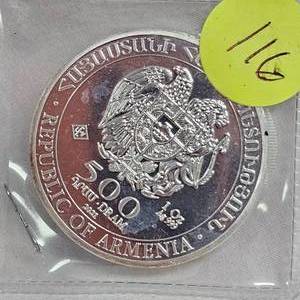 lot 116 image: 2021 .9999 1 oz Silver Noahs Ark