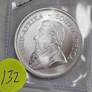 lot 132 image: 2023 1oz Silver Krugerrand