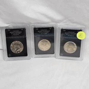 lot 140 image: 1984,85.86 BU Kennedy 50c Encaps, Authenticated (3)