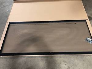 lot 7 image: Andersen 35-18 in. x 77-916 in. 200 Series Black Perma-Shield Gliding Patio Door, Aluminum Insect Screen  Customer Returns See Pictures