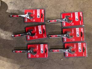 lot 39 image: Lot of Milwaukee 6 In. Adjustable Wrench customer return see pictures