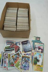 lot 27 image: Vintage Sports Cards. (5.3lbs). Baseball, Football, Basketball