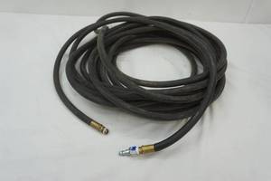 lot 34 image: 38 Air Hose with ends. 250 PSI.