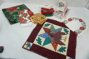 lot 55 image: Hand Towels, Wash Cloths, Table Cloth and More