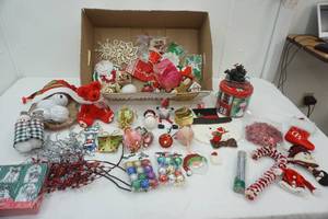 lot 75 image: Handmade Christmas Ornaments and Other Christmas Decor