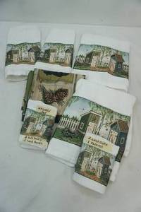 lot 98 image: Bath Towels, Wash Cloths, Hand Towels, Valences (NEWUnused)