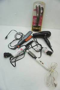 lot 124 image: Curling Irons, Straighteners, Blow Dryer