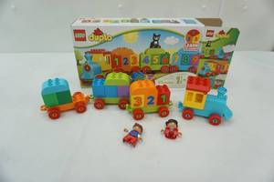 lot 128 image: NEW (Open Box) Duplo Learn to Count Train (appears complete)