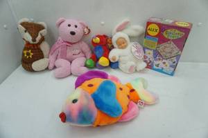 lot 132 image: TY Stuffed Animals, NEW Flower Press (unopened)