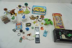 lot 133 image: Mini Pool Table Game, Magna Wheels Set (magnetic wooden vehicles), party light-bulbs and more