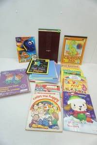 lot 139 image: Construction paper, Coloring Books, and more