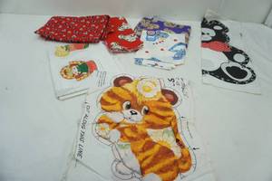 lot 141 image: Stuffed Animal Patterns and Kids Themed Fabric