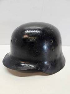 lot 56 image: Vintage Metal Military Helmet