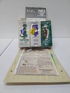 lot 79 image: 1980s Action Line NOS Promotional Advertising Binder