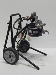 lot 200 image: Quality Brand New or Like-New GRACO Triton 308 Paint Sprayer Pump - Cart Mount