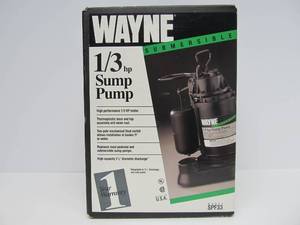 lot 24 image: New in Box WAYNE Submersible 13HP Sump Pump