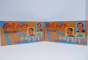 lot 28 image: 2 Brand New 1990 DESERT STORM Board Games #2