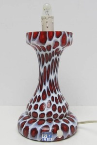 lot 239 image: Beautiful Signed Vintage MURANO Handblown Art Glass Lamp
